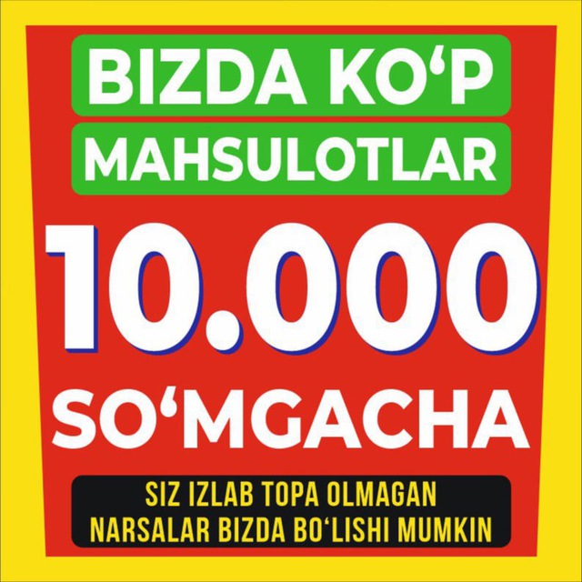 🛍 10минг сум гача куп нарса тинчлик метро гунча