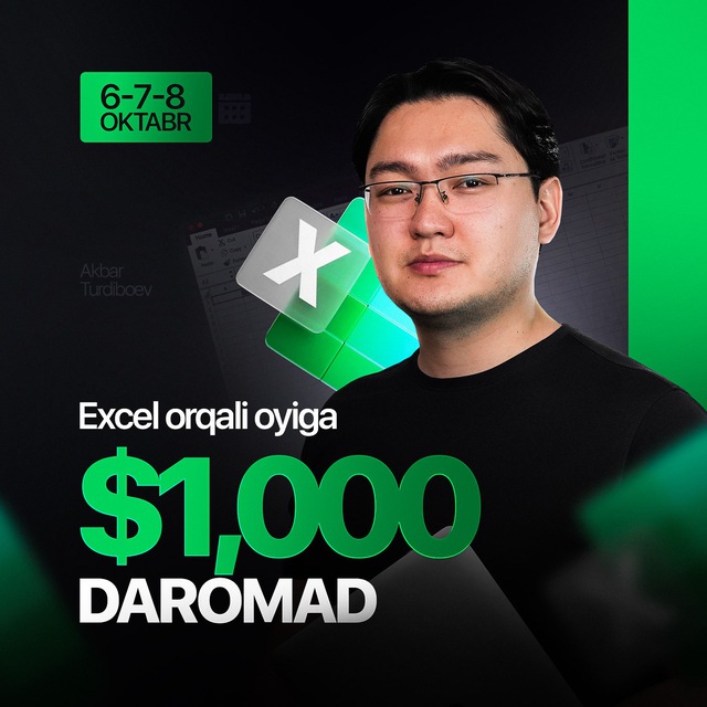 START 20-oktabr | Excel Pro